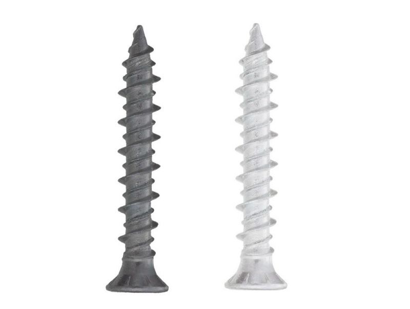 Zinc Plated /White Painted/Black Phosphated pH Cross Recess Drive Self Tapping Window Screw with Hilo Thread