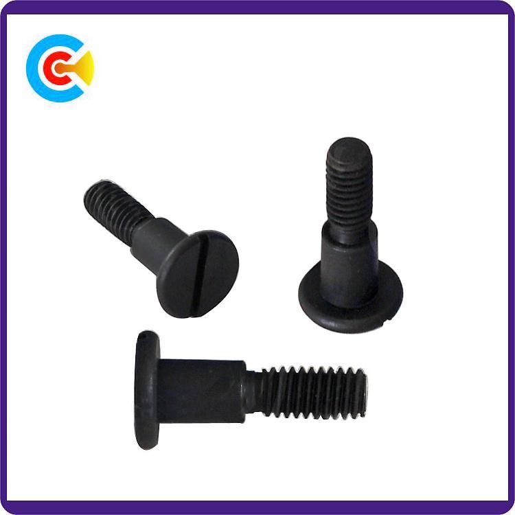 DIN/ANSI/BS/JIS Carbon-Steel/Stainless-Steel M5 Round Flat Non-Standard Head Screws for Building