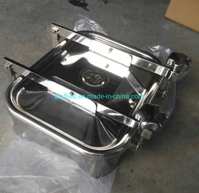 Pressure Type Sanitary Stainless Steel Oval Manway