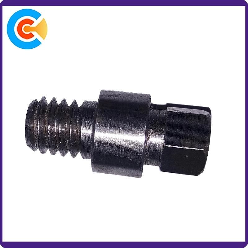 Precision CNC Turning Part Steel Shoulder Screw Hex Head Screw