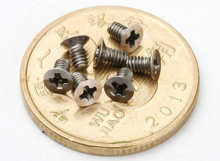 Mini CD Pattern Stainless Steel Countersunk Flat Head Phillips Screw
