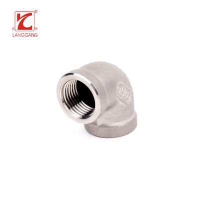 High Quality 90 Degree Female Thread Elbow Stainless Steel Pipe Fitting