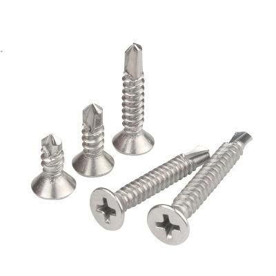 Obm/ODM/OEM Stainless Steel 410 Countersunk Self Drilling Screws