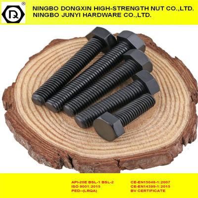 DIN933 12.9 Full Thread Black Fastener Hex Head Bolt