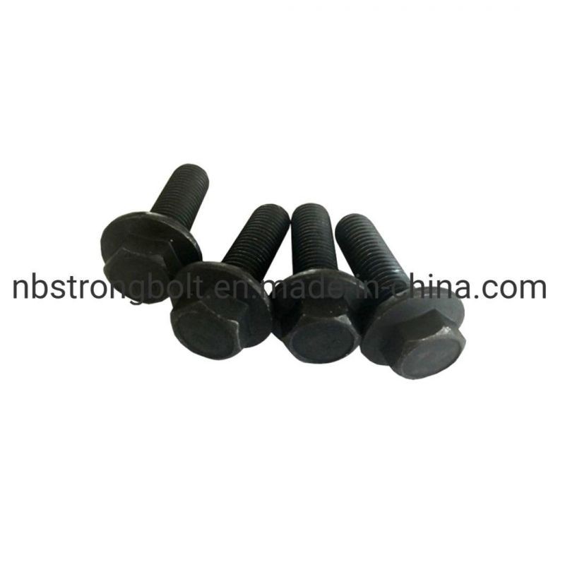 DIN6921 Screw Cl. 8.8 Black Oxid Hex Flange Bolt