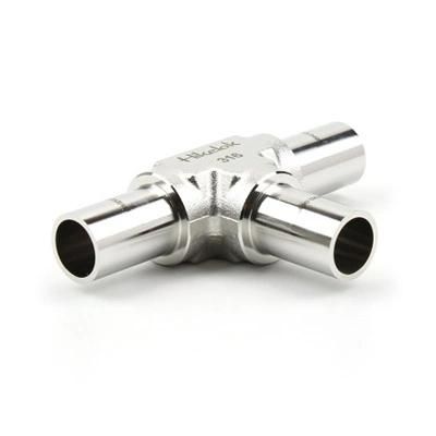 Stainless Steel Ultra High Purity Long Arm Union Elbow Tee Cross Butt Weld Fittings