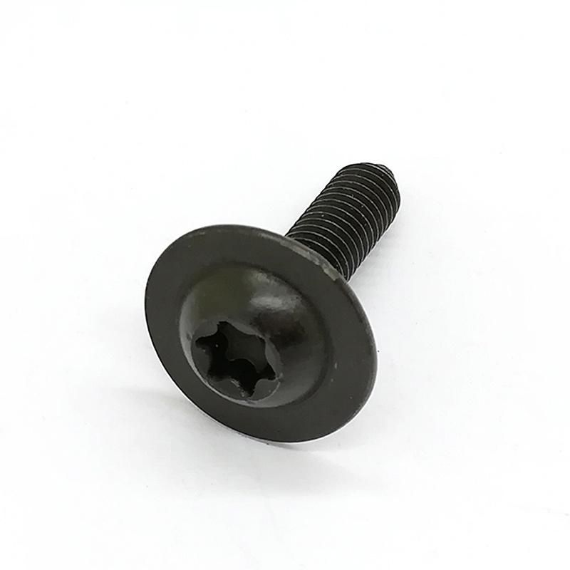 Metric Trox Recessed Pan Head Tapping Screws Socket Raised Head Tapping Screws Black