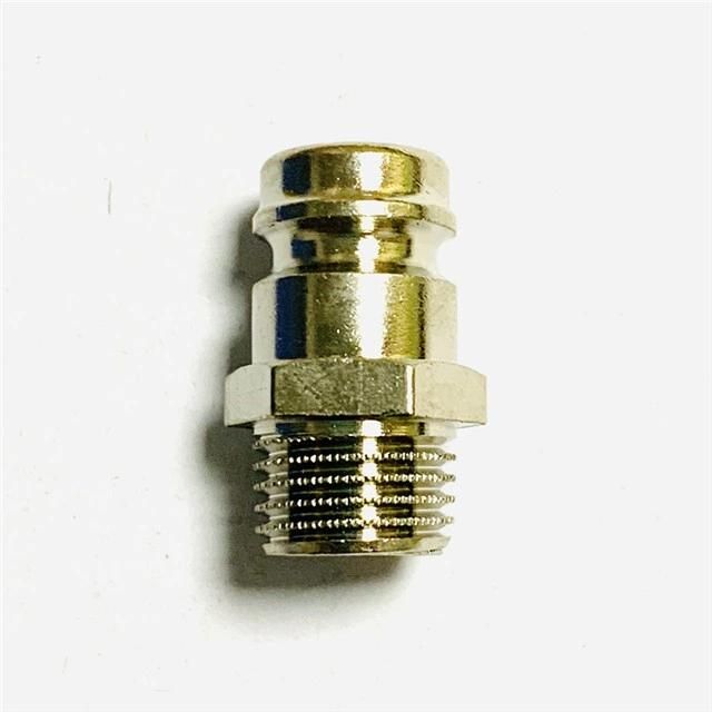 Hasco Z81/9/13/19 Brass CNC Lathing Parts Male Long Hex Hose Nipple Pipe Fitting