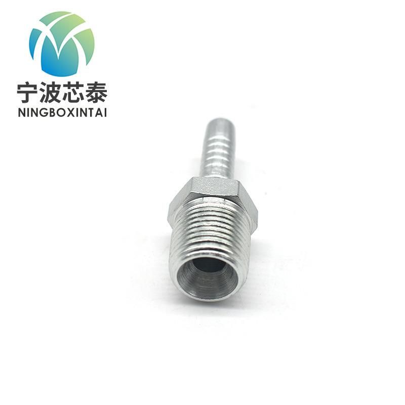 Germany Hydraulic Pipe Fitting Hose Fitting with Steel Sleeve Steel Material Straight Hydraulic Fittings and Metric Adapter Elbow Pipe Fitting Hose Assembly