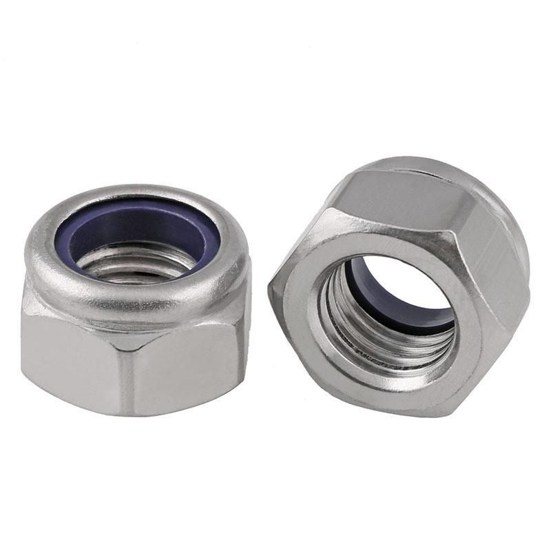 DIN985 Stainless Steel Carbon Steel Nylon Insert Lock Nuts