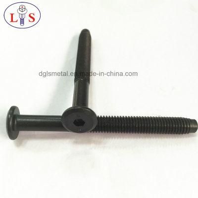 Flat Head Hexagon Socket Machine Screw and Bolt with Point