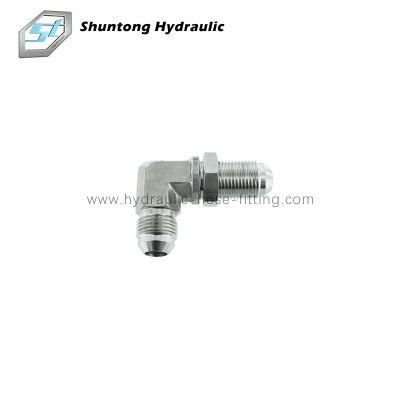Hydraulic Hose Fittings 90&deg; Jic Male 74&deg; Cone Bulkhead Hydraulic Hose Adaptors Carbon Steel Adaptors