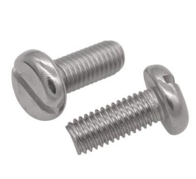 Screw Manufacturers Round Head Slotted Screws Flat Head Machine Screws for Electronics Industry