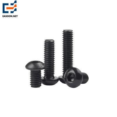 Hex Socket Round Head Bolt Black 10.9 Bolt