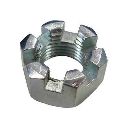 DIN935 Hex Castle Nuts Zinc Plated