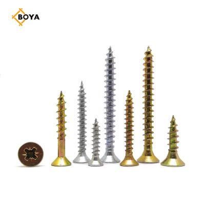 1kg/Box Stainless Steel Full Thread C1022 Csk Head 45mm 50mm Pozi Drive DIN7505 Chipboard Screw