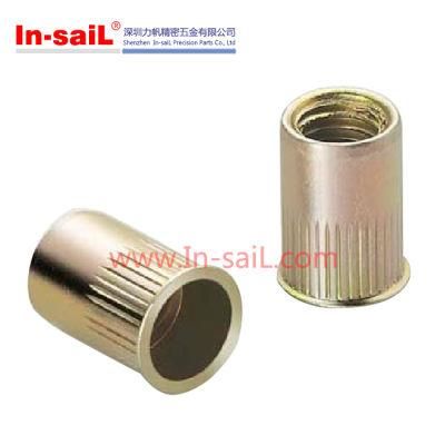 Minimized Profile Head Threaded Insert - Open End Aek