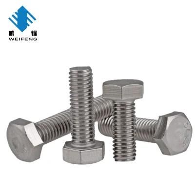 Carbon Steel Hexagon Head Weifeng Box+Carton+Pallet M6-M100 Fastener Machine Screw