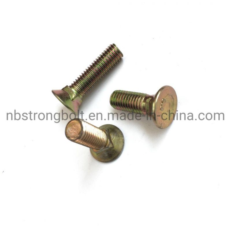 Flat Countersunk Square Neck Bolt DIN608 Gr. 8.8