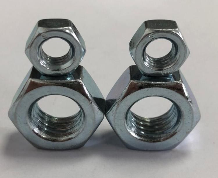 Carbon Steel Hex Nut DIN934 Zinc Plated