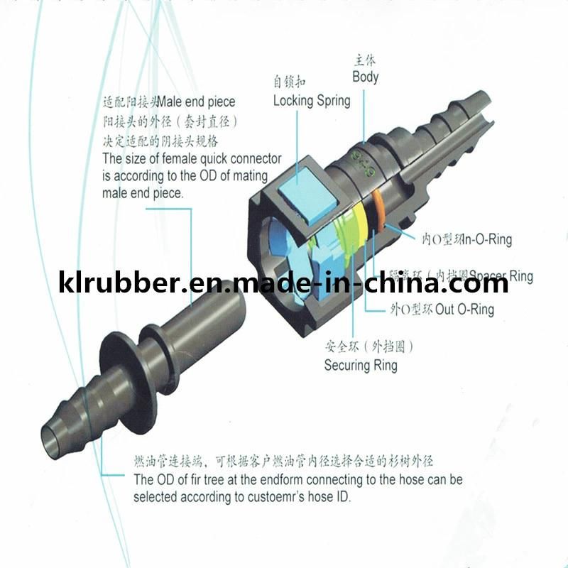 Auto Quick Connector for Fuel Line Pipe