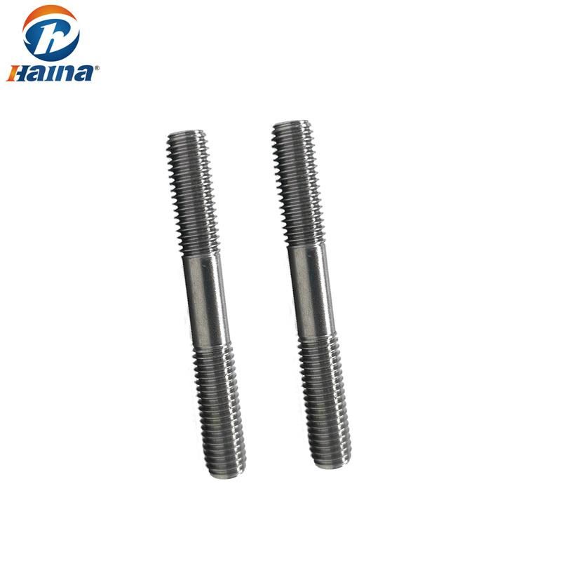 Ss304 Ss316 Stainless Steel Two End Threaded Rod M6 M8 M10 Stud Bolt