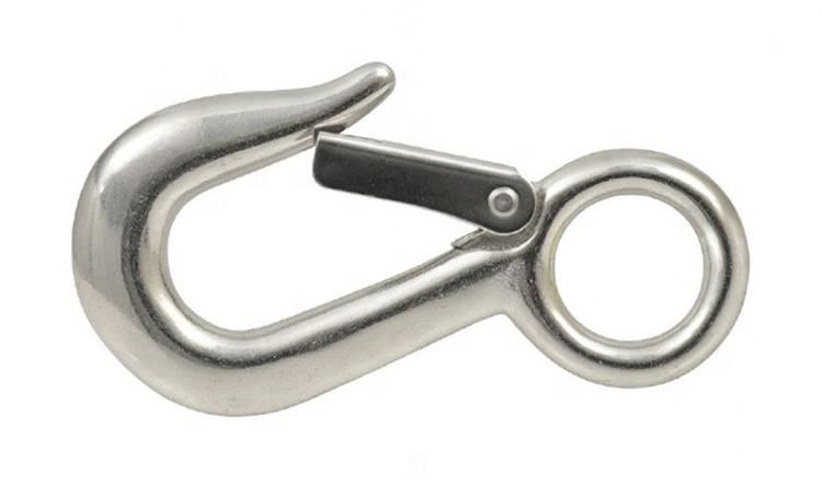Hot Sale Stainless Steel Eye Hooks with Safety Latch for Riggings