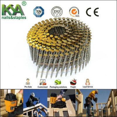 Screw Shank Pallet Coil Nails for Construction and Packing