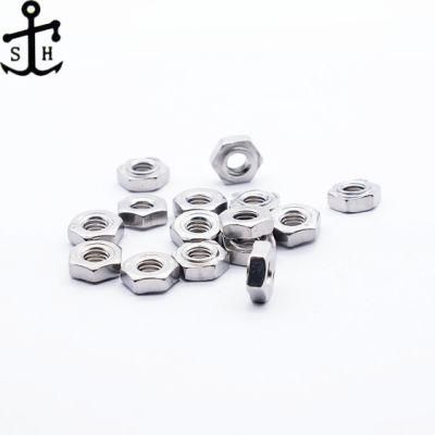 DIN 929 Stainless Steel SUS304 Ss M5 M6 M8 Hexagon Hex Weld Nuts