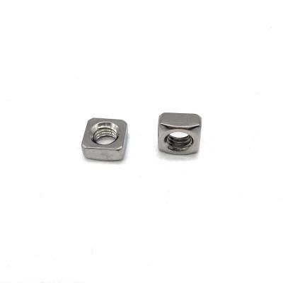 High Quality 304 316 Stainless Steel Square Nuts DIN 557