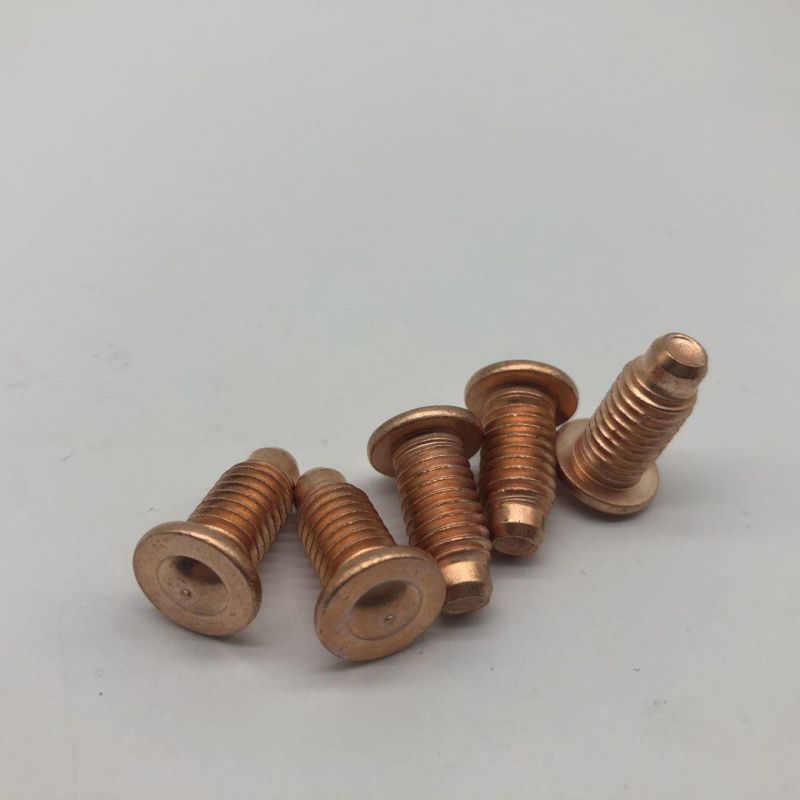 Round Head Weld Screw Copper Plating Weld Stud