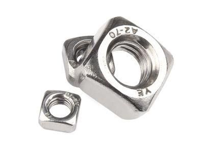 M1.6 M2 M3 M4 M5 M6 M8 M10 DIN 562 Stainless Steel 304 Threaded Square Thin Nuts
