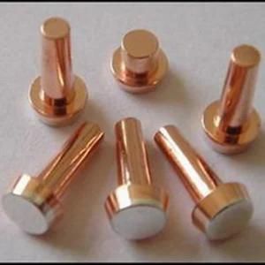 Electrical Bimetal Contact Rivet Made of Copper and Silver Alloy