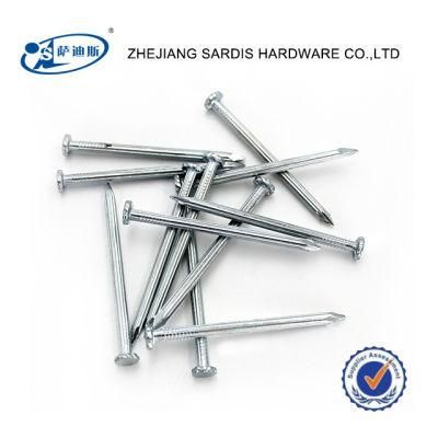Polish Coating Flat Head Concrete Nails