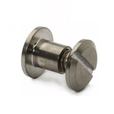 Customized Slotted Ultra Low Head Chicago Male-Female Titanium Slotted Screw