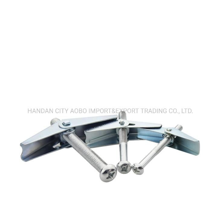 Hardware Ceiling Screws Butterfly M10 Spring Toggle Anchor