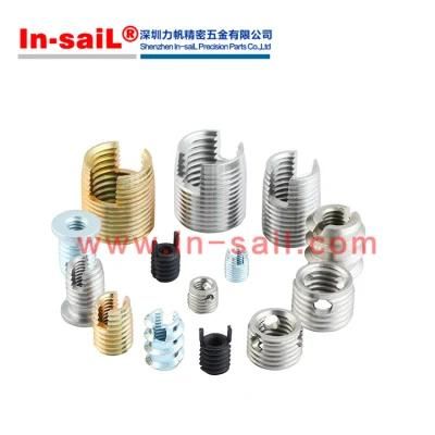 Threaded Insert Self-Tapping with Cutting Slot and Hexagon Socket