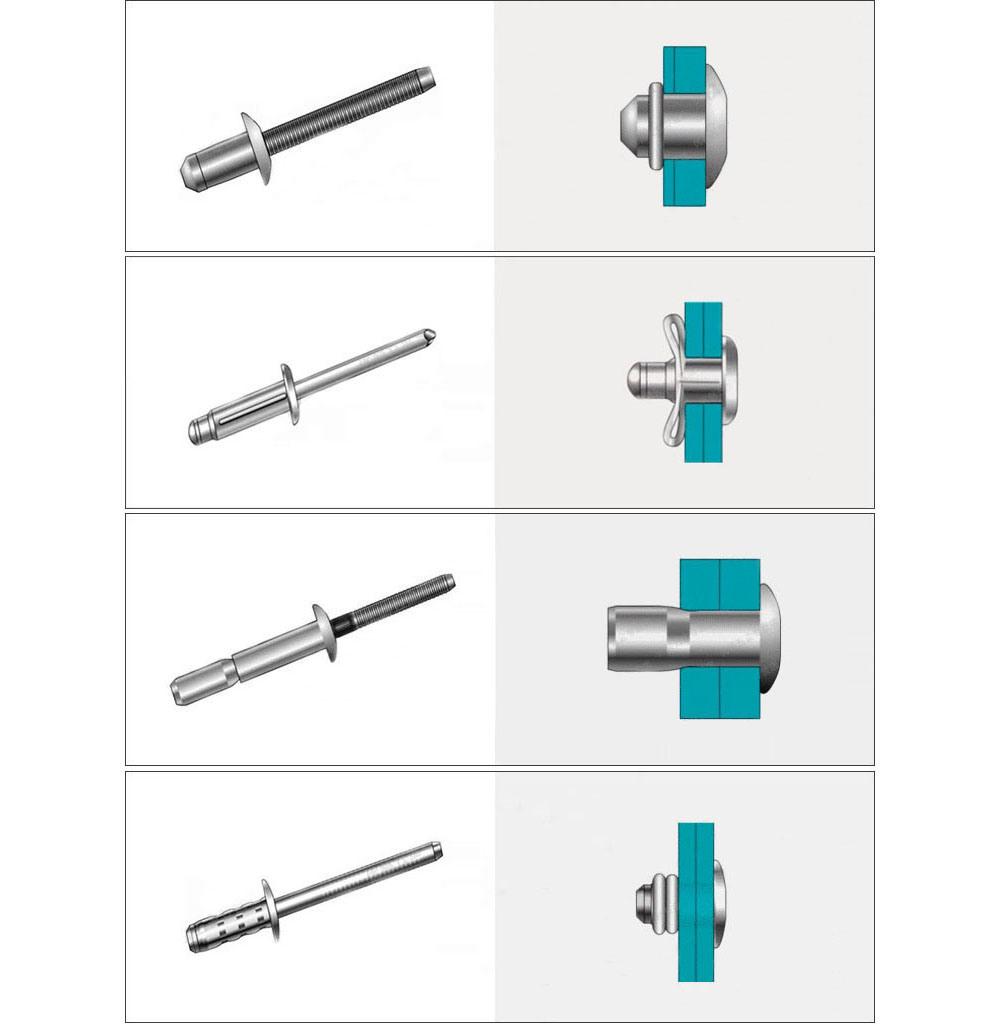 Peel Blind Rivets 2.4X26mm Metal Rivets