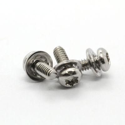 Six-Lobe Tamper Stainless Steel Pan Head Torx Screw with Attached Washer