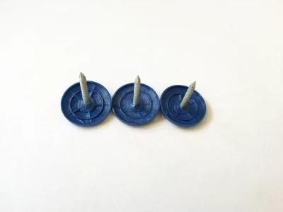 China Factory Electric Galvanized Plastic Head Roofing Nail