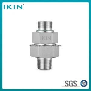 Ikin Stainless Steel Tubular Check Valve Hydraulic Quick Coupler Test Connector Hose Fitting