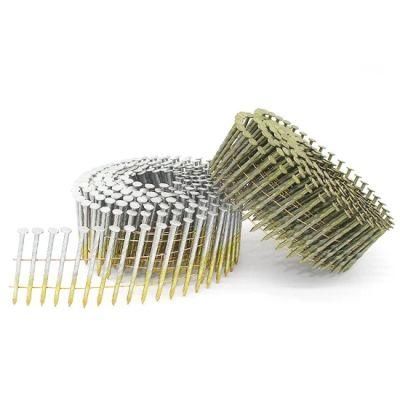 15 Degree 2-1/4 Inch X 0.099 Inch Galvanized Wire Collated Coil Nails