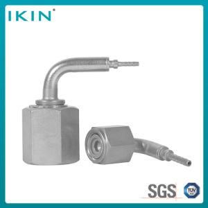 Ikin Stainless Steel 90&deg; Dko-24&deg; Taper Seal Pressure Gauge Connector Hydraulic Hose Fitting