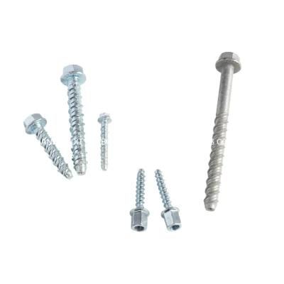China Manufacturers Metal Flange Hex Head Concrete Screws