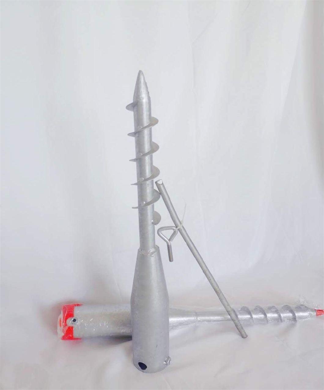 Earth Pole Anchor Ground Screw Fence Post Base