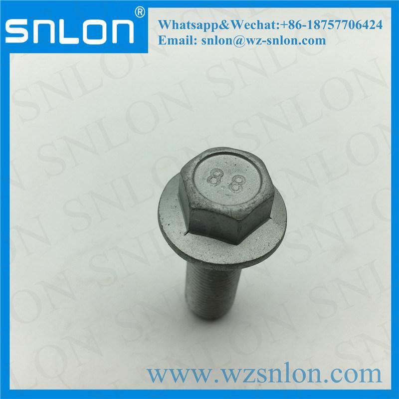 Grade 8.8 Hex Head Flange Screw Bolt for Auto Parts