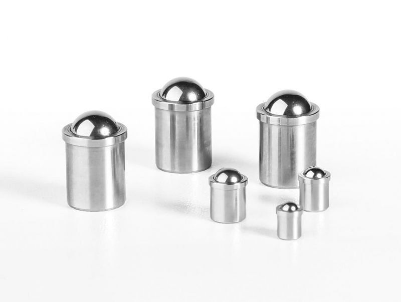 Stainless Steel Position Pin, Ball Head Spring Plunger with Step, No Thread Plunger Spare Parts