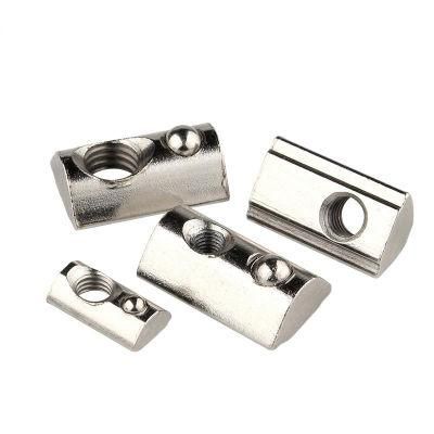 Stainless Steel / Nickel / Zinc Plated M4 M5 M6 M8 T Type Sliding Nut for 20 30 40 45 Aluminum Extruded Sections