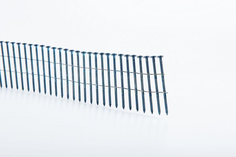 Vinyl Coated Yellow Ring Shank Coil Nails Manufacturer