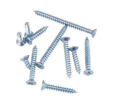 Mixed Stowage Blue-White Zinc Plated Countersunk Head Cross Recessed Screw for Amazon Seller